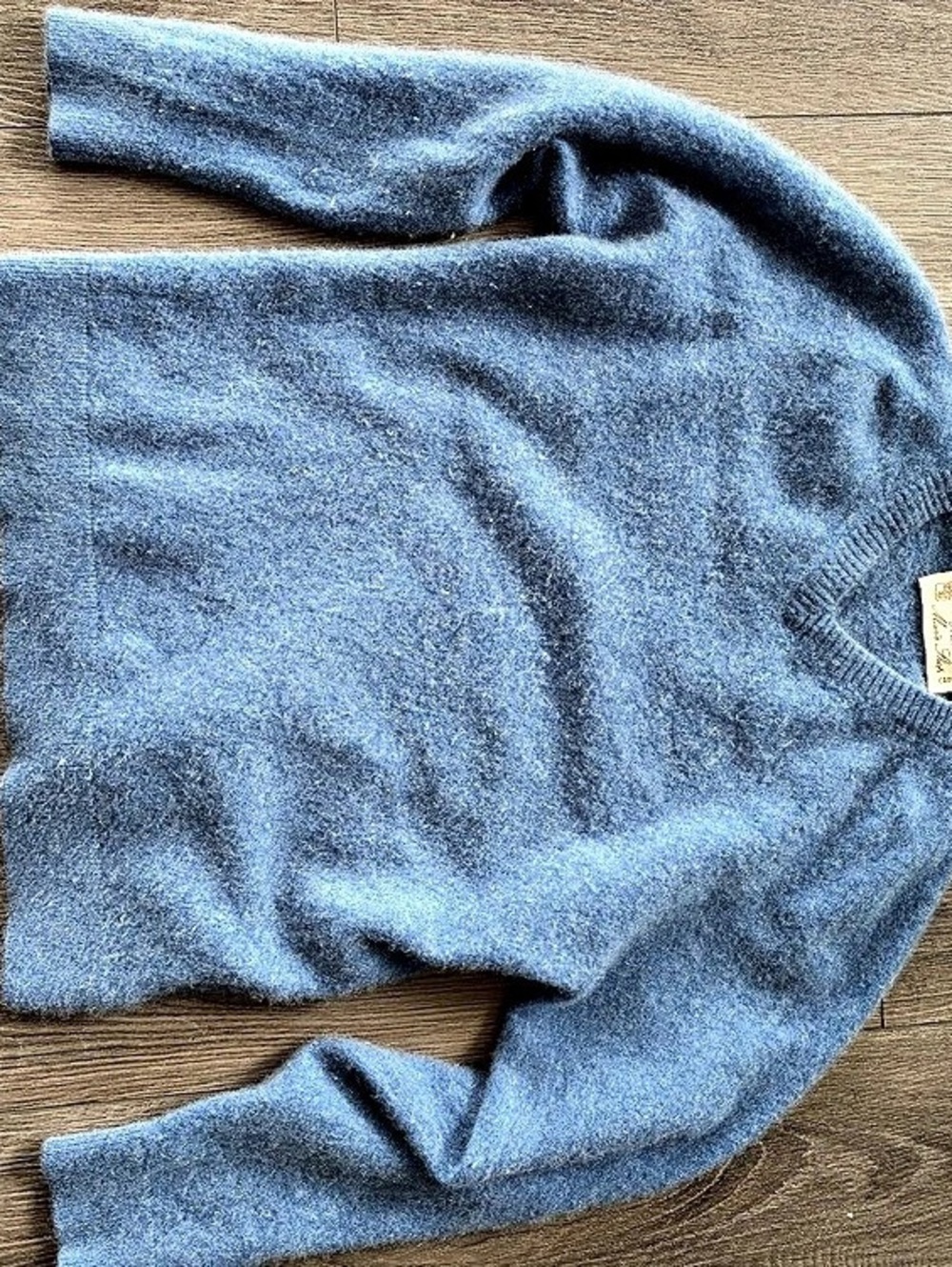 Blue Crew Neck Sweater